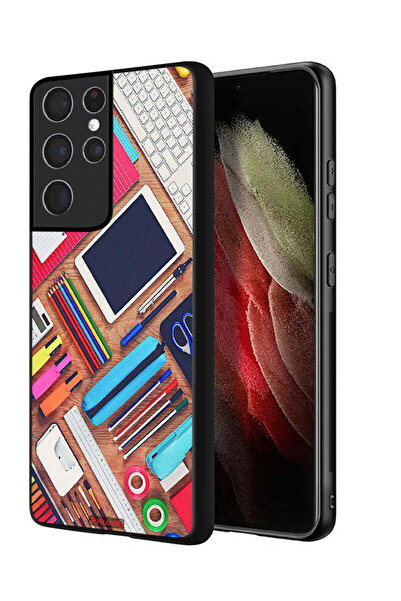 Tolwak غطاء حماية لهاتف سامسونج جالاكسي S21 ألترا 5G بتصميم فتاة هوبي ديسك