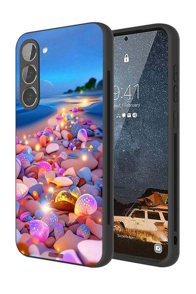 Tolwak غطاء حماية لهاتف سامسونج جالاكسي S23 بلس 5G برسومات فنية من الأحجار