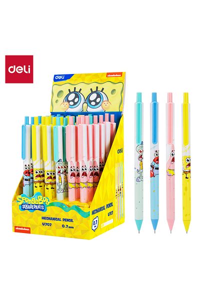 Deli EU707 Mechanical Pencil 0.7mm Assorted Colors 36pcs-ideal for school writing & fun sketching