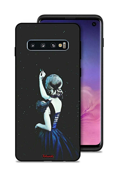Tolwak غطاء حماية لهاتف سامسونج جالكسي S10 بتصميم نجمة اللمس