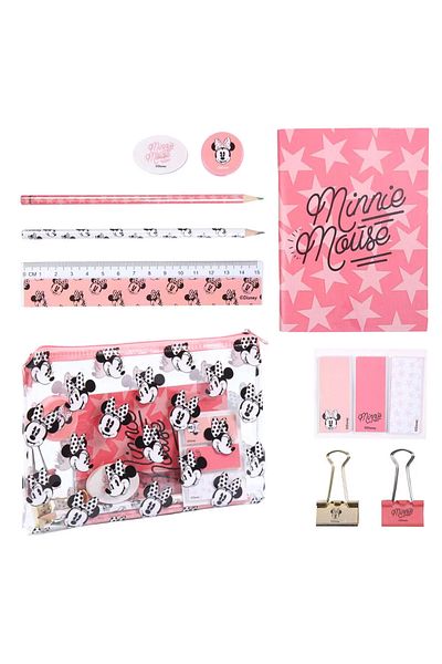 Cerda Minnie Mouse Stationery Set – 12 Pieces
