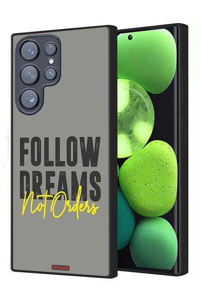 Tolwak غطاء حماية لهاتف سامسونج جالكسي S23 ألترا 5G - اتبع الأحلام وليس الأوامر