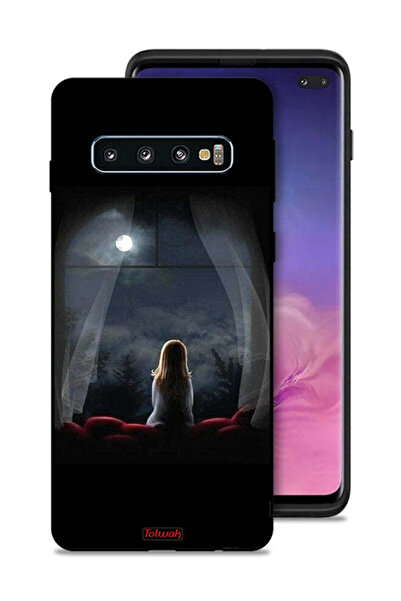 Tolwak غطاء حماية لهاتف سامسونج جالاكسي S10 بلس - خيالات ليلية