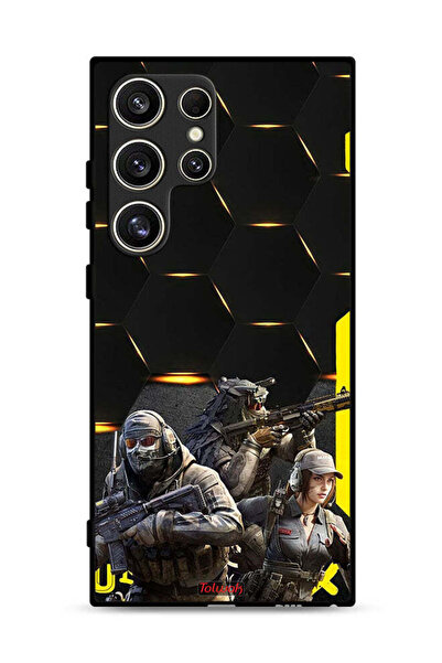 Tolwak غطاء حماية لهاتف Samsung Galaxy S24 Ultra 5G بخلفية Cyberpunk
