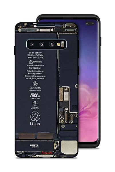 Tolwak غطاء حماية لهاتف Samsung Galaxy S10 Plus بنمط دائرة الهاتف