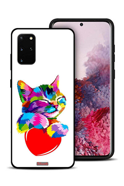 Tolwak غطاء حماية لهاتف سامسونج جالكسي S20 بلس بتصميم قطة ملونة