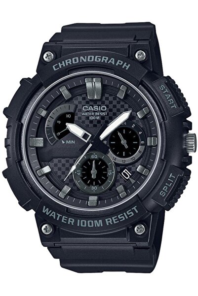 Casio Mcw-200 Original Silicone Black Watch Band