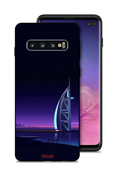 Tolwak غطاء حماية لهاتف سامسونج جالاكسي S10 بلس - فن برج العرب الرقمي