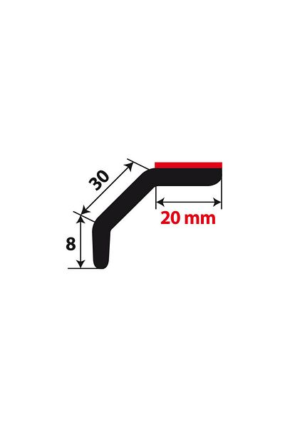 Pilot Ornament universal pentru bara față sau spate, praguri laterale, SK-1, fustă uni-forma, 250 cm, 30+8 mm