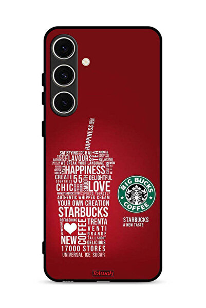 Tolwak غطاء حماية لهاتف Samsung Galaxy A56 5G، ملصق قهوة