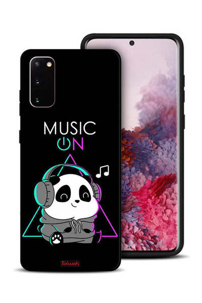 Tolwak غطاء حماية لهاتف سامسونج جالكسي S20 بطبعة موسيقى الباندا