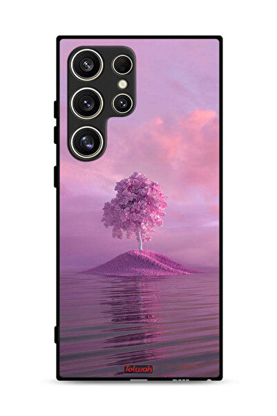 Tolwak غطاء حماية لهاتف سامسونج جالاكسي S24 ألترا 5G بتصميم شجرة من Unsplash