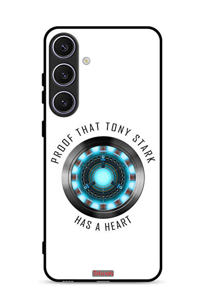 Tolwak غطاء حماية لهاتف سامسونج جالكسي S25 بلس، دليل على أن توني ستارك لديه قلب