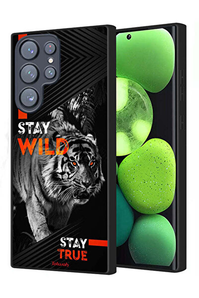 Tolwak غطاء حماية لهاتف سامسونج جالاكسي S23 ألترا 5G - Stay Wild Stay True