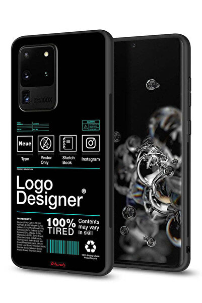 Tolwak غطاء حماية لهاتف Samsung Galaxy S20 Ultra، ملصق مصمم بشعار