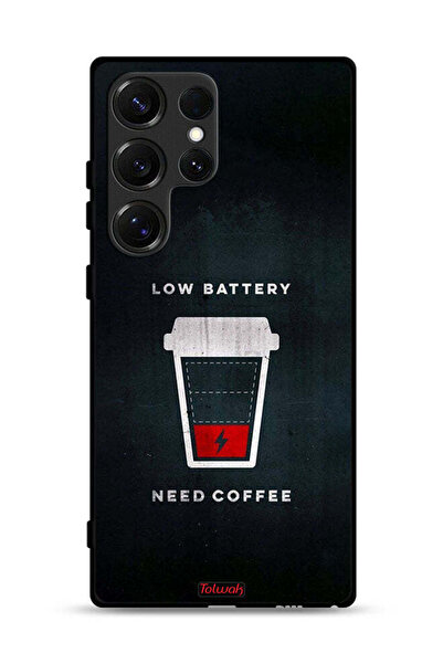 Tolwak غطاء حماية لهاتف Samsung Galaxy S25 Ultra - بطارية منخفضة - يحتاج إلى ...