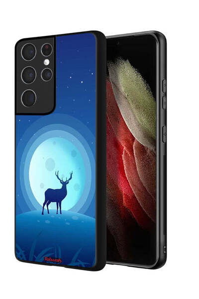 Tolwak غطاء حماية لهاتف سامسونج جالاكسي S21 ألترا 5G بتصميم غزال