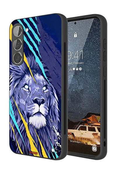 Tolwak غطاء حماية لهاتف سامسونج جالاكسي S23 5G الأسد الملك