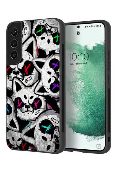 Tolwak غطاء حماية لهاتف سامسونج جالاكسي S21 بلس 5G بنقشة قطط مارشميلو