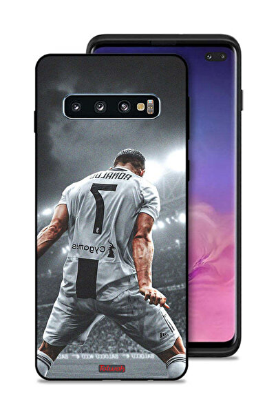 Tolwak غطاء حماية لهاتف سامسونج جالاكسي S10 بلس بطبعة احتفال كريستيانو رونالدو