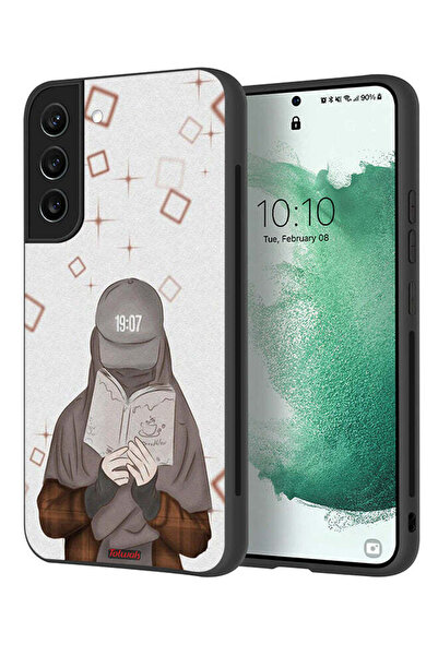 Tolwak غطاء حماية لهاتف سامسونج جالاكسي S21 بلس 5G، فتاة تقرأ الفن