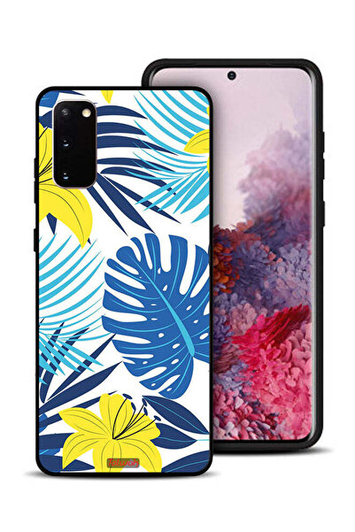 Tolwak غطاء حماية لهاتف سامسونج جالكسي S20 برسومات الريش والزهور