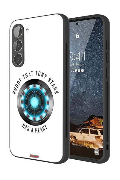 Tolwak غطاء حماية لهاتف Samsung Galaxy S23 5G دليل على أن توني ستارك لديه قلب