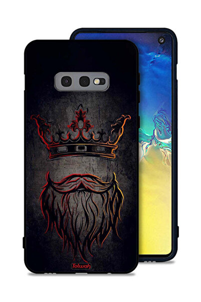 Tolwak غطاء حماية لهاتف Samsung Galaxy S10e بتصميم King Artwork