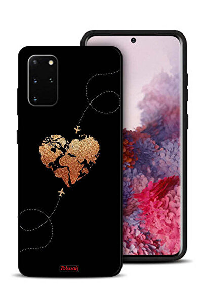 Tolwak غطاء حماية لهاتف سامسونج جالكسي S20 بلس - طائرات تلامس القلب