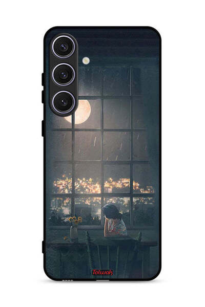 Tolwak غطاء حماية لهاتف سامسونج جالاكسي S25 بلس مع صورة القمر