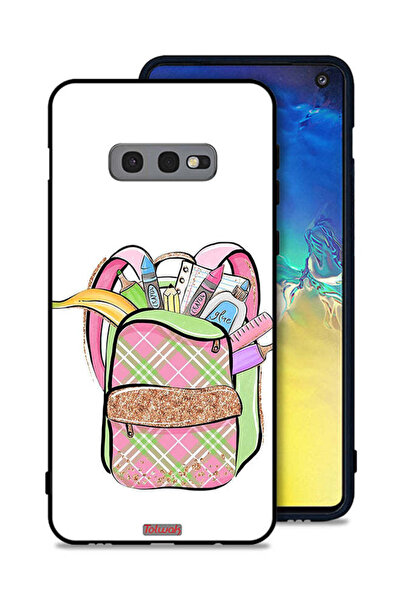Tolwak غطاء حماية لهاتف Samsung Galaxy S10e بتصميم حقيبة فتاة وحيد القرن