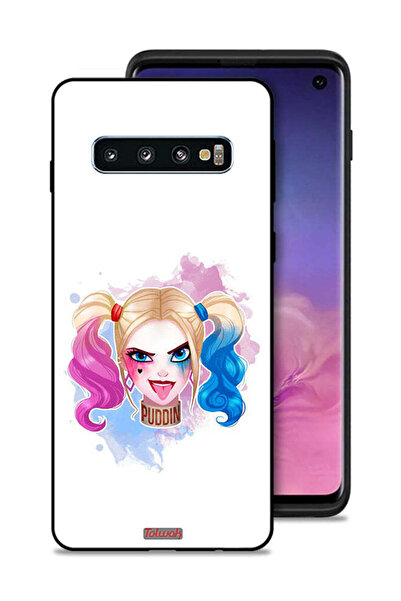 Tolwak غطاء حماية لهاتف سامسونج جالاكسي S10 برسومات هارلي كوين