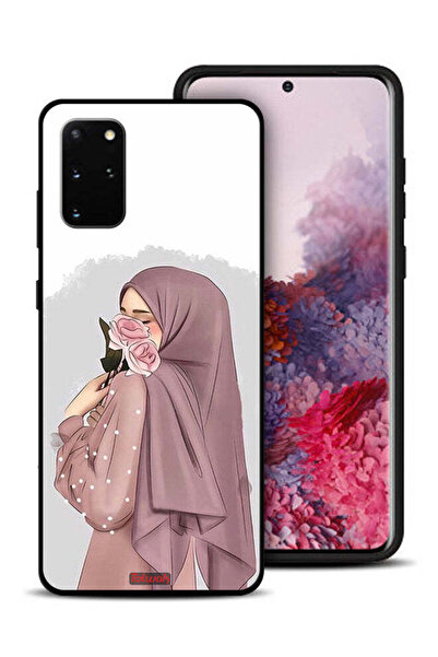 Tolwak غطاء حماية لهاتف سامسونج جالكسي S20 بلس بتصميم فتاة تحمل ورودًا