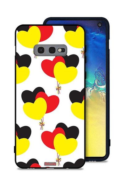 Tolwak غطاء حماية لهاتف Samsung Galaxy S10e بتصميم مجموعة Three Hearts Bunch