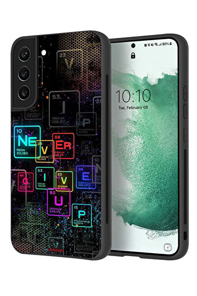 Tolwak غطاء حماية لهاتف سامسونج جالكسي S22 بلس 5G، فن "لا تستسلم أبدًا"