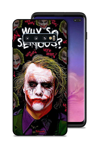 Tolwak Samsung Galaxy S10 Plus Protective Case Cover Why So Serious