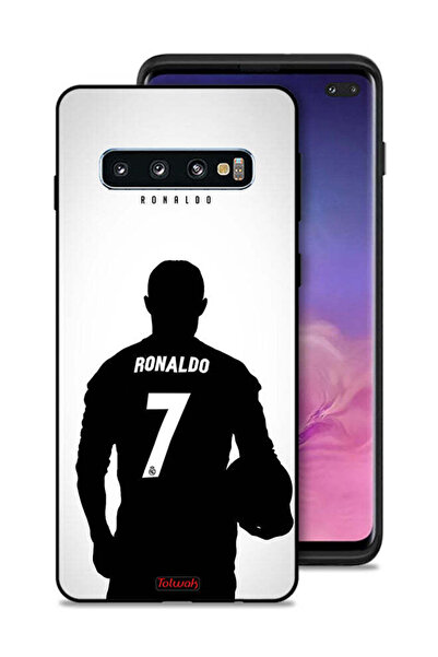 Tolwak غطاء حماية لهاتف سامسونج جالاكسي S10 بلس بقناع كريستيانو رونالدو