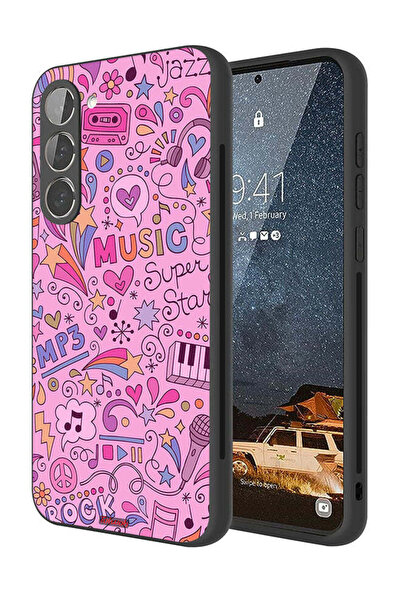 Tolwak غطاء حماية لهاتف سامسونج جالاكسي S23 بلس 5G - علامات موسيقية