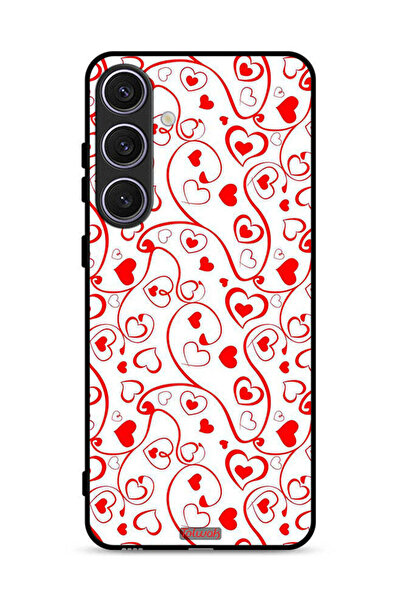 Tolwak غطاء حماية لهاتف سامسونج جالكسي S25 بلس بنقشة قلوب