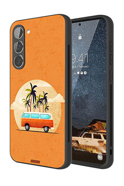 Tolwak غطاء حماية لهاتف Samsung Galaxy S23 Plus 5G بتصميم حافلة فنية