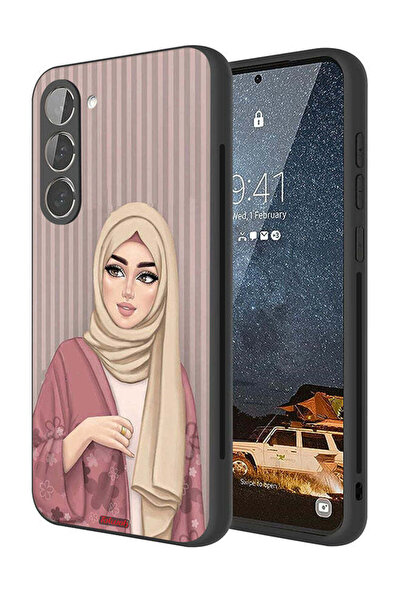 Tolwak غطاء حماية لهاتف سامسونج جالاكسي إس 23 بلس 5G برسومات فتاة محجبة