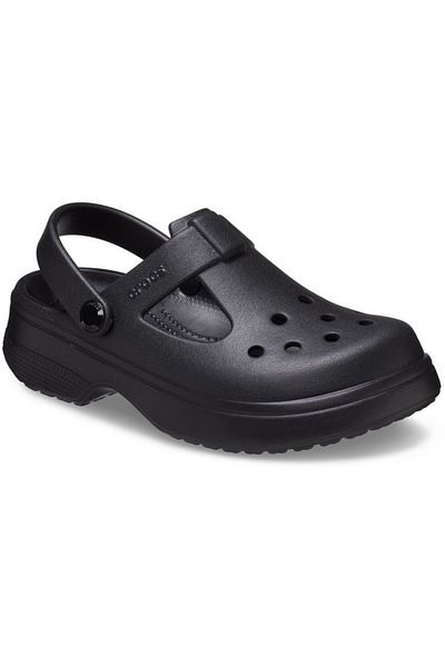 Crocs Κλασικές παιδικές παντόφλες Mary Jane Clog K Μαύρες
