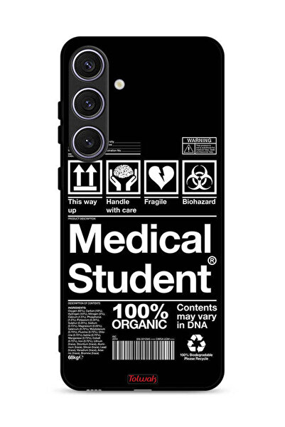 Tolwak غطاء حماية لهاتف سامسونج جالاكسي S24 بلس 5G، ملصق طالب الطب