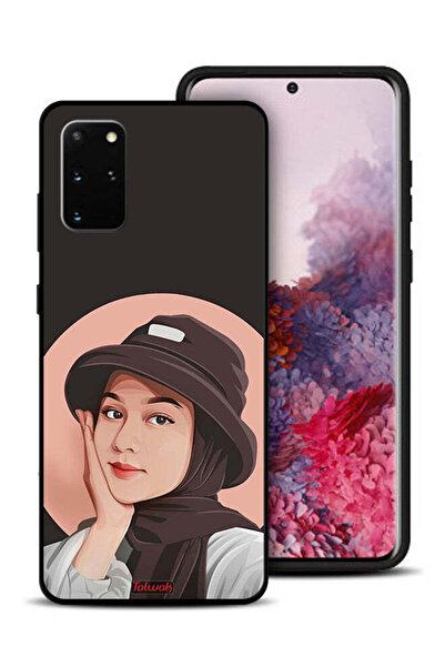Tolwak غطاء حماية لهاتف سامسونج جالكسي S20 بلس بتصميم فتاة قبعة لطيفة ورسم فني