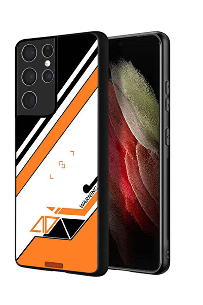 Tolwak Samsung Galaxy S21 Ultra 5G Protective Case Cover Warning