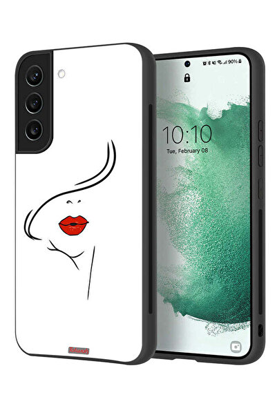 Tolwak غطاء حماية لهاتف سامسونج جالاكسي S22 بلس 5G برسومات وجه فتاة