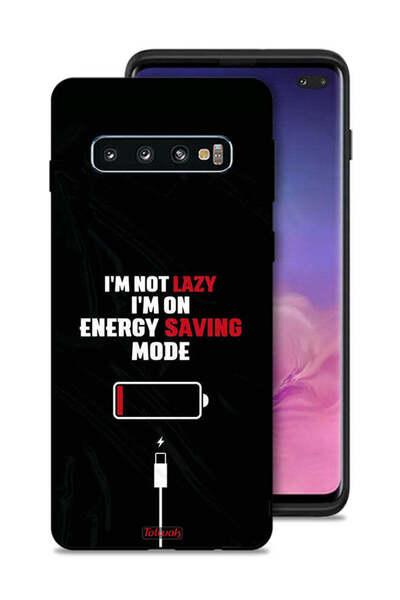 Tolwak غطاء حماية لهاتف سامسونج جالكسي S10 بلس - أنا لست كسولاً، أنا في وضع ت...