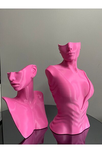 Goplast Premium مجموعة من قطعتين من مجوهرات الزينة باللون الوردي، حامل عرض ال...