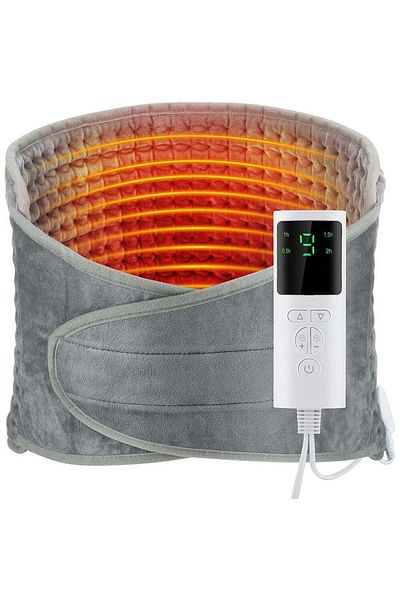 EZZY TREND Electric Waist Heating Belt Multifunctional Heating Pad Waist Heated Pad With LCD Controller Electri