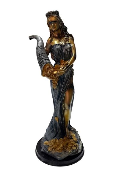 BV Decorative statuette, Woman with coins, 28 cm, LP004